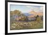 Monte Cofano from Portarella, Trapani-Alberto Pisa-Framed Giclee Print