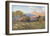 Monte Cofano from Portarella, Trapani-Alberto Pisa-Framed Giclee Print