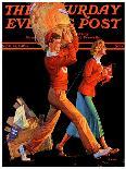 "After the Game," Saturday Evening Post Cover, November 14, 1936-Monte Crews-Giclee Print