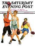 "After the Game," Saturday Evening Post Cover, November 14, 1936-Monte Crews-Stretched Canvas