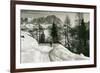 Monte Cristallo, Cortina-null-Framed Art Print