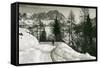 Monte Cristallo, Cortina-null-Framed Stretched Canvas