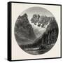 Monte Cristallo, the Alps, Italy, 19th Century-null-Framed Stretched Canvas