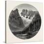 Monte Cristallo, the Alps, Italy, 19th Century-null-Stretched Canvas