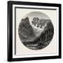 Monte Cristallo, the Alps, Italy, 19th Century-null-Framed Giclee Print