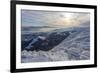 Monte Cucco Park, sunrise on Apennines in winter, Umbria, Italy, Europe-Lorenzo Mattei-Framed Photographic Print