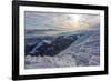 Monte Cucco Park, sunrise on Apennines in winter, Umbria, Italy, Europe-Lorenzo Mattei-Framed Photographic Print