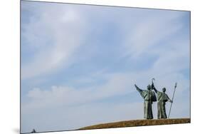 Monte do Gozo (Mount Joy), Santiago de Compostela, A Coruna, Galicia, Spain, Europe-Michael Snell-Mounted Photographic Print