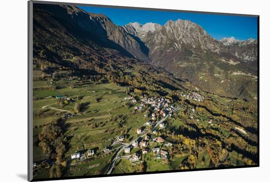 Monte Dolada, Belluno, Alps, Autumn, Aerial Shots, Italy-Frank Fleischmann-Mounted Photographic Print