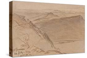 Monte Generoso, 1878-Edward Lear-Stretched Canvas