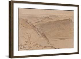 Monte Generoso, 1878-Edward Lear-Framed Giclee Print