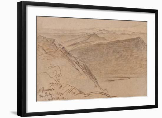 Monte Generoso, 1878-Edward Lear-Framed Giclee Print