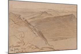 Monte Generoso, 1878-Edward Lear-Mounted Giclee Print