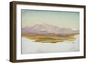 Monte Guinaro - Sabine Mountains, 1869-Frederic Edwin Church-Framed Giclee Print