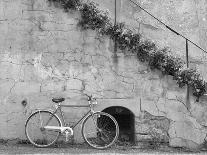 Bicycle & Cracked Wall, Einsiedeln, Switzerland 04-Monte Nagler-Photographic Print