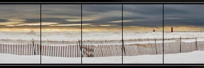 Grand Haven Lighthouse Panorama, Grand Haven, Michigan '14-Monte Nagler-Photographic Print
