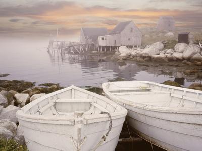 Two Boats at Sunrise, Nova Scotia ?11