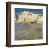 Monte Rosa at Sunset-Eugen Bracht-Framed Art Print