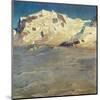 Monte Rosa at Sunset-Eugen Bracht-Mounted Art Print