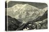 Monte Rosa from the Monte Moro Switzerland-null-Stretched Canvas