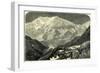 Monte Rosa from the Monte Moro Switzerland-null-Framed Giclee Print