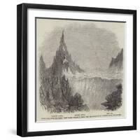 Monte Rosa, from the North, Mont Blanc, Distant 45 Miles-null-Framed Giclee Print