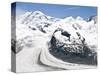 Monte Rosa Massif from Gronergrat, Gornergrat Peak, Switzerland-Michael DeFreitas-Stretched Canvas