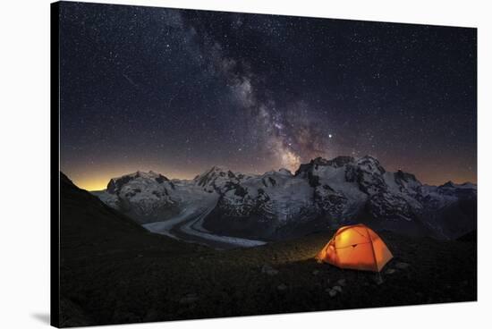 'Monte Rosa Massif' Stretched Canvas Print - Gabriele Prato ...