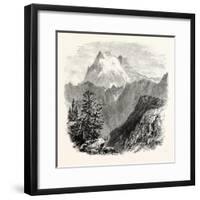 Monte Viso from the Head of the Val Pellice-null-Framed Giclee Print
