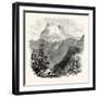 Monte Viso from the Head of the Val Pellice-null-Framed Giclee Print