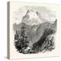 Monte Viso from the Head of the Val Pellice-null-Stretched Canvas