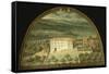 Monte Viturino, Tuscany, Italy, from Series of Lunettes of Tuscan Villas, 1599-1602-Giusto Utens-Framed Stretched Canvas