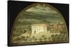 Monte Viturino, Tuscany, Italy, from Series of Lunettes of Tuscan Villas, 1599-1602-Giusto Utens-Stretched Canvas