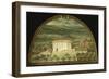 Monte Viturino, Tuscany, Italy, from Series of Lunettes of Tuscan Villas, 1599-1602-Giusto Utens-Framed Premium Giclee Print