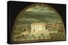 Monte Viturino, Tuscany, Italy, from Series of Lunettes of Tuscan Villas, 1599-1602-Giusto Utens-Stretched Canvas