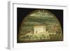 Monte Viturino, Tuscany, Italy, from Series of Lunettes of Tuscan Villas, 1599-1602-Giusto Utens-Framed Giclee Print