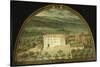 Monte Viturino, Tuscany, Italy, from Series of Lunettes of Tuscan Villas, 1599-1602-Giusto Utens-Stretched Canvas