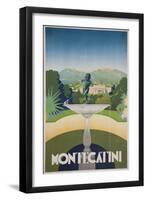 Montecatini Travel Poster-null-Framed Giclee Print