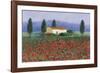 Montefiorale, Tuscany-Hazel Barker-Framed Giclee Print