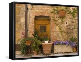 Montefollonico, Val D'Orcia, Siena Province, Tuscany, Italy-Sergio Pitamitz-Framed Stretched Canvas