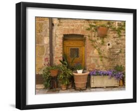 Montefollonico, Val D'Orcia, Siena Province, Tuscany, Italy-Sergio Pitamitz-Framed Photographic Print