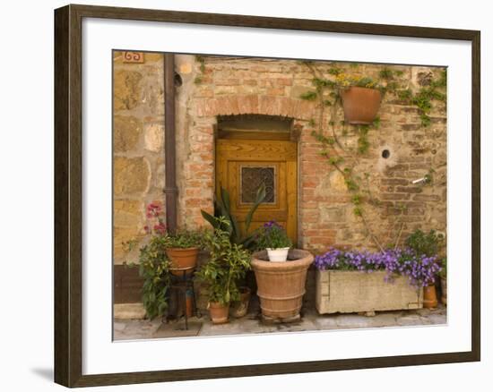 Montefollonico, Val D'Orcia, Siena Province, Tuscany, Italy-Sergio Pitamitz-Framed Photographic Print