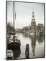 Montelbaanstoren Tower, Oudeschans Canal, Amsterdam, Holland-Jon Arnold-Mounted Photographic Print
