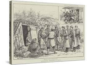 Montenegrin Emigrants in Servia-Johann Nepomuk Schonberg-Stretched Canvas