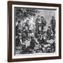 Montenegrin Soldiers Singing Warsongs-null-Framed Photographic Print