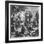 Montenegrin Soldiers Singing Warsongs-null-Framed Photographic Print