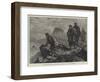 Montenegrins Stealing across the Austrian Frontier, Near Crivoscie, Herzegovina-Johann Nepomuk Schonberg-Framed Giclee Print