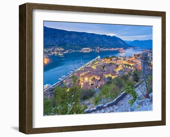 Montenegro, Bay of Kotor, Kotor-Alan Copson-Framed Photographic Print
