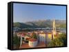 Montenegro, Budva, Old Town, Stari Grad, Church of the Holy Trinity-Alan Copson-Framed Stretched Canvas