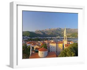 Montenegro, Budva, Old Town, Stari Grad, Church of the Holy Trinity-Alan Copson-Framed Photographic Print